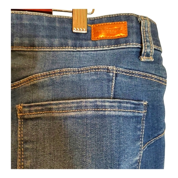 Juicy Couture Cropped Skinny Stretch Blue Jeans Womens Size 8 - Picture 4 of 7